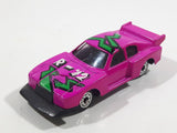 Unknown Brand R-72 Hot Pink Die Cast Toy Car Vehicle