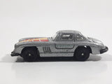 Welly 1955 Mercedes Benz 300SL Gull Wing Doors Silver Die Cast Toy Car Vehicle