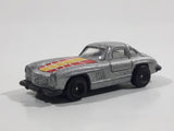Welly 1955 Mercedes Benz 300SL Gull Wing Doors Silver Die Cast Toy Car Vehicle