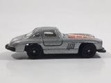 Welly 1955 Mercedes Benz 300SL Gull Wing Doors Silver Die Cast Toy Car Vehicle