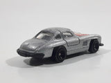 Welly 1955 Mercedes Benz 300SL Gull Wing Doors Silver Die Cast Toy Car Vehicle