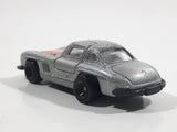 Welly 1955 Mercedes Benz 300SL Gull Wing Doors Silver Die Cast Toy Car Vehicle