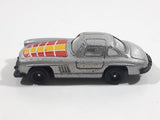 Welly 1955 Mercedes Benz 300SL Gull Wing Doors Silver Die Cast Toy Car Vehicle