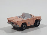 1988 Micro Machines '58 Ford Thunderbird Convertible Pink Miniature Die Cast Toy Car Vehicle