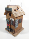 Live Bait Fishing Themed Highly Detailed Hanging Birdhouse Style Wood Building Model