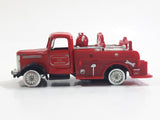 Unknown Brand Emergency Services Fire Truck Die Cast Toy Car Vehicle with Opening Doors - Missing Tires and other parts