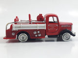 Unknown Brand Emergency Services Fire Truck Die Cast Toy Car Vehicle with Opening Doors - Missing Tires and other parts
