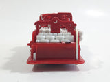 Unknown Brand Emergency Services Fire Truck Die Cast Toy Car Vehicle with Opening Doors - Missing Tires and other parts