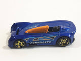 2015 Hot Wheels Monoposto Blue Die Cast Toy Car Vehicle