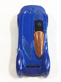 2015 Hot Wheels Monoposto Blue Die Cast Toy Car Vehicle