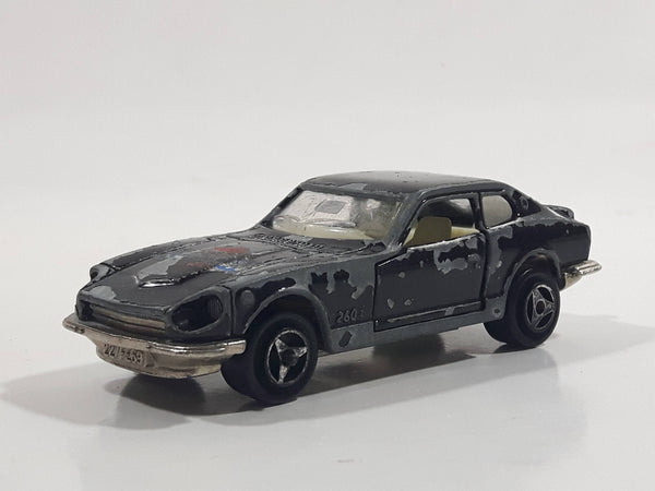 Majorette No. 229 Datsun 260 Z Black 1/60 Scale Die Cast Toy Car Vehicle with Opening Doors