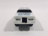 Vintage 1980 Kidco Burnin' Key Cars Police Highway Patrol #62 White Plastic Body Toy Car Vehicle - No Key - 1/64 - Hong Kong