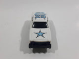 Vintage 1980 Kidco Burnin' Key Cars Police Highway Patrol #62 White Plastic Body Toy Car Vehicle - No Key - 1/64 - Hong Kong