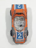 Vintage PlayArt Alfa Romeo P33 #2 Orange Die Cast Toy Car Vehicle Made in Hong Kong