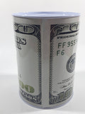 $100 Bill Note United States of America Cash Money Themed 6 1/2" Tall Tin Metal Coin Bank
