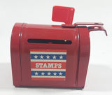Miniature Metal Mail Box Shaped Stamps Holder Container