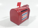 Miniature Metal Mail Box Shaped Stamps Holder Container