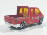 Majorette No. 243 Ford Transit Jack's Towing 24 HR Service Red 1/60 Scale Die Cast Toy Car Vehicle