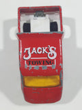 Majorette No. 243 Ford Transit Jack's Towing 24 HR Service Red 1/60 Scale Die Cast Toy Car Vehicle