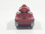 2018 Tomy Hasbro Tank Red and Grey Plastic Die Cast Toy Car Vehicle