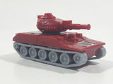 2018 Tomy Hasbro Tank Red and Grey Plastic Die Cast Toy Car Vehicle