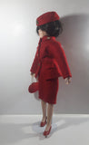 Vintage Jackie O 18" Tall Porcelain Doll with Stand