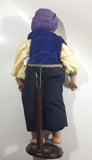 Fortune Teller Gypsy Style Porcelain Doll 18" Tall with Stand