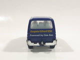 Unknown Brand Tin Toys Style Super Shuttle "Door To Door" Dark Blue Die Cast Toy Car Vehicle