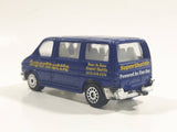 Unknown Brand Tin Toys Style Super Shuttle "Door To Door" Dark Blue Die Cast Toy Car Vehicle