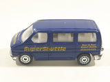 Unknown Brand Tin Toys Style Super Shuttle "Door To Door" Dark Blue Die Cast Toy Car Vehicle