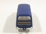 Unknown Brand Tin Toys Style Super Shuttle "Door To Door" Dark Blue Die Cast Toy Car Vehicle