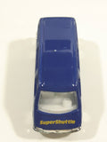 Unknown Brand Tin Toys Style Super Shuttle "Door To Door" Dark Blue Die Cast Toy Car Vehicle
