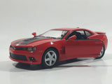 Kinsmart KT5383 2914 Chevrolet Camaro Red 1/38 Scale Pullback Motorized Friction Die Cast Toy Car Vehicle