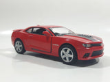 Kinsmart KT5383 2914 Chevrolet Camaro Red 1/38 Scale Pullback Motorized Friction Die Cast Toy Car Vehicle