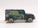 2003 Hot Wheels Hot Haulers Armored Truck Rollin' Dough Black Die Cast Toy Car Vehicle with Opening Rear Door