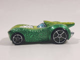 2010 Hot Wheels Disney Pixar Toy Story 3 Rex Rider Two-Tone Satin Green and Lime Green Die Cast Toy Character Car Vehicle
