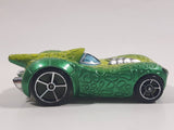2010 Hot Wheels Disney Pixar Toy Story 3 Rex Rider Two-Tone Satin Green and Lime Green Die Cast Toy Character Car Vehicle