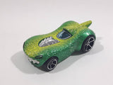 2010 Hot Wheels Disney Pixar Toy Story 3 Rex Rider Two-Tone Satin Green and Lime Green Die Cast Toy Character Car Vehicle