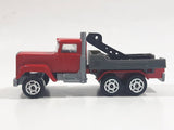 Majorette No. 297 Mack Tow Truck Red Grey 1/100 Scale Die Cast Toy Car Vehicle