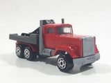 Majorette No. 297 Mack Tow Truck Red Grey 1/100 Scale Die Cast Toy Car Vehicle
