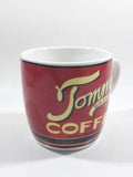 Tommy's Brand Balanced Blend Coffee Red Ceramic Coffee Mug Cup