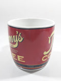 Tommy's Brand Balanced Blend Coffee Red Ceramic Coffee Mug Cup
