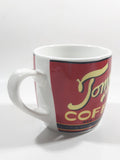 Tommy's Brand Balanced Blend Coffee Red Ceramic Coffee Mug Cup