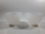 Set of 2 Vintage Arcopal Pears and Grapes Milk Glass Cups