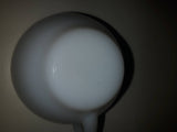 Set of 2 Vintage Arcopal Pears and Grapes Milk Glass Cups