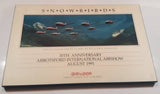 30th Anniversary Abbotsford International Airshow August 1991 Snow Birds Themed Large 18" x 27 3/4" Wood Wall Plaque