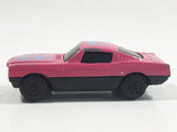 Unknown Brand "Fast Racing" Pink Die Cast Toy Car Vehicle