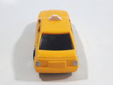 Unknown Brand Yellow Cab Taxi 488-7171 Plastic Body Die Cast Toy Car Vehicle