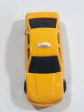 Unknown Brand Yellow Cab Taxi 488-7171 Plastic Body Die Cast Toy Car Vehicle