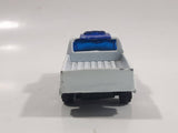 Unknown Brand Police Station Pickup Truck White and Blue Die Cast Toy Car Vehicle